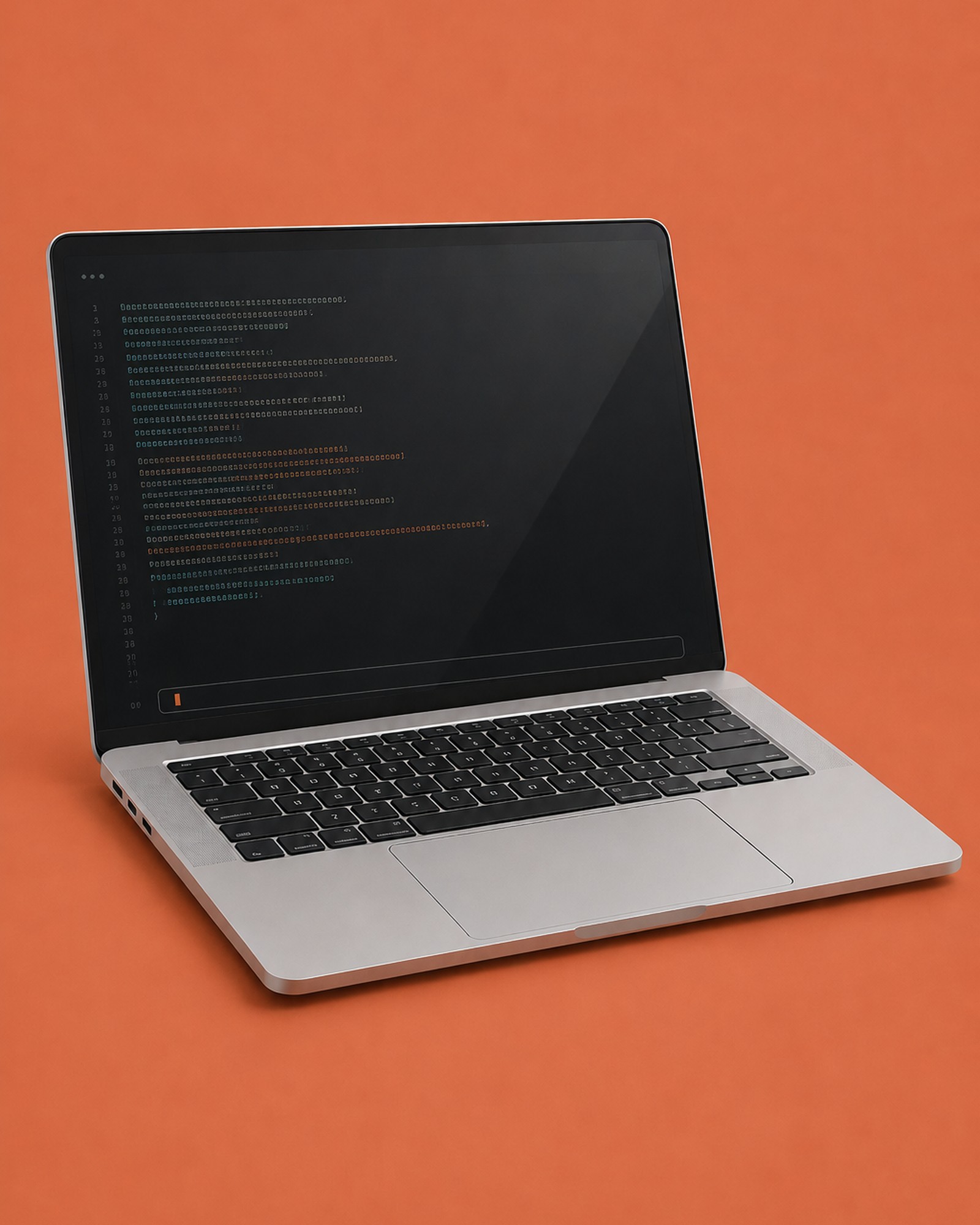 Uma sessão de trabalho com Claude aberta em um notebook
